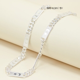 Dây Chuyền Bạc Cho Bé Bản Dẹt Hình Trăng Sao D2411120013