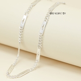 Dây Chuyền Bạc Cho Bé Bản Dẹt Hình Dấu Thập  D2411120012