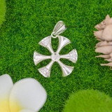 Mặt Dây Chuyền Bạc Nữ S925 Hoa 6 Cánh Xòe M2409240043