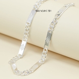 Dây Chuyền Bạc Cho Bé Bản Dẹt 2 Style D2411120015