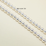 Dây Chuyền Bạc Cho Bé Mắt Hạt Tròn Trơn Xinh Xắn