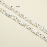 Dây Chuyền Bạc Cho Bé Kiểu Ống Đúc Cứng Cáp Nhiều Style D2411090026