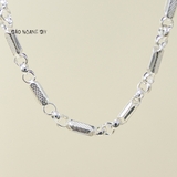 Dây Chuyền Bạc Cho Bé Kiểu Ống Đúc Cứng Cáp Nhiều Style D2411090026