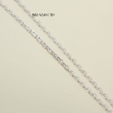 Dây Chuyền Bạc Cho Bé Mắt Xích Vuông Cứng Cáp Chắc Chắn