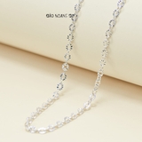 Dây Chuyền Bạc Cho Bé Mắt Chữ O Phay Sáng Lấp Lánh D2411120042