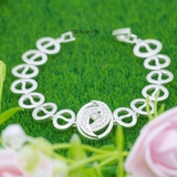 Lắc Tay Bạc Nữ Hình Mặt Trăng Đẹp Lấp Lánh L2410070011