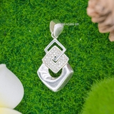 Mặt Dây Chuyền Bạc Nữ S925 Nhiều Hình Thoi Lồng Vào Nhau M2409230073