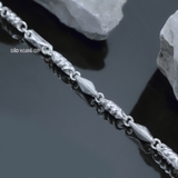 Lắc Tay Bạc Nam Bản Nhỏ Kiểu Móc Xoắn L2410060019