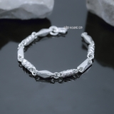 Lắc Tay Bạc Nam Bản Nhỏ Kiểu Móc Xoắn L2410060019