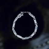 Lắc Tay Bạc Nam Bản Nhỏ Kiểu Móc Xoắn L2410060019