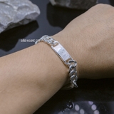 Lắc Tay Bạc Nam Hình Trăng Sao L2410060017