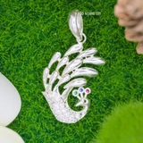 Mặt Dây Chuyền Bạc Nữ Hình Chim Công Đẹp Quyến Rũ M2409230043