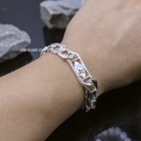 Lắc Tay Bạc Nam Mặt Versace L2410060007