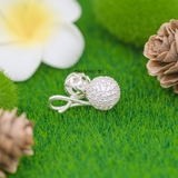 Mặt Dây Chuyền Bạc Nữ Hình 2 Quả Cầu Đính Đá Đẹp Sang Trọng M2409220002