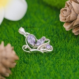 Mặt Dây Chuyền Bạc Nữ Phong Thủy S925 Hình Cánh Bướm