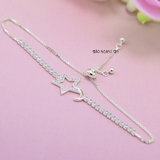 Lắc Tay Bạc Nữ Trăng Sao Đá Lấp Lánh Free Size L2410160018