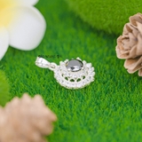 Mặt Dây Chuyền Bạc Nữ Phong Thủy Hoa Hướng Dương