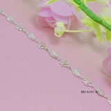 Lắc Tay Bạc Nữ S990 Nguyên Chất Hoa và Lá Nhỏ Xinh L2410070053