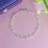 Lắc Tay Bạc Nữ S990 Nguyên Chất Hoa và Lá Nhỏ Xinh L2410070053