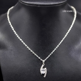 Mặt Dây Chuyền Bạc Nữ Đá Oval Sang Trọng  M2409230017