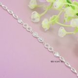 Lắc Tay Bạc Nữ S925 Nguyên Chất Hình Nơ Vô Cực L2410070029