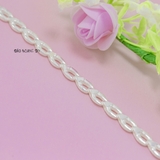 Lắc Tay Bạc Nữ Hình Chiếc Lá Có In Hình Trái Tim L2410060036