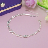 Lắc Tay Bạc Nữ S990 Nguyên Chất Cỏ 4 Lá Vô Cực L2410070030