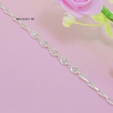 Lắc Tay Bạc Nữ S990 Nguyên Chất Mặt Tròn Kiểu Quả Lắc L2410080008