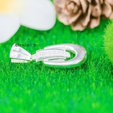 Mặt Dây Chuyền Bạc Nữ  Thiết Kế Kiểu Đơn Giản Xinh Xắn M2412170025