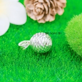 Mặt Dây Chuyền Bạc Nữ Quả Cầu Phay Sáng Lấp Lánh M2412170054