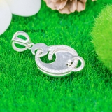Mặt Dây Chuyền Bạc Nữ S925 Số 6 Và Mặt Trăng Nhỏ M2409230074