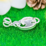 Mặt Dây Chuyền Bạc Nữ S925 Số 6 Và Mặt Trăng Nhỏ M2409230074