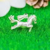 Mặt Dây Chuyền Bạc Cho Bé Hình Con Ngựa Đang Phi Nước Đại M2409270033
