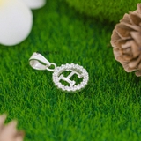 Mặt Dây Chuyền Bạc Nữ Chữ Cái Theo Tên M2409210043