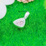 Mặt Dây Chuyền Bạc Nữ Hình Tam Giác Đá Hồng M2412170058