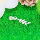 Mặt Dây Chuyền Bạc Nữ Hình Cành Lá Nhỏ Xinh M2412170095