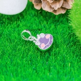 Mặt Dây Chuyền Bạc Trẻ Em Hình Ếch Tím Dễ Thương M2412130014