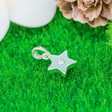 Mặt Dây Chuyền Bạc Trẻ Em Ngôi Sao Xanh Nhỏ Xinh M2412130013