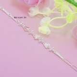 Lắc Tay Bạc Nữ S990 Hình Cánh Bướm Và Hoa Nhỏ Xinh L2410070034