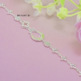 Lắc Tay Bạc Nữ S925 Cartier Cỏ 4 Lá L2410070038