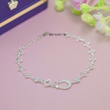 Lắc Tay Bạc Nữ S925 Cartier Cỏ 4 Lá L2410070038