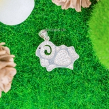 Mặt Dây Chuyền Bạc Trẻ Em Hình Con Cừu Bông Đính Đá Xinh M2412130020