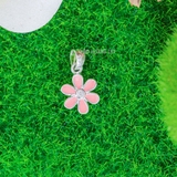 Mặt Dây Chuyền Bạc Trẻ Em Bông Hoa Hồng 6 Cánh Nhỏ Xinh M2412130012