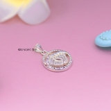 Mặt Dây Chuyền Bạc Nữ S990 Hình 2 Bàn Chân M2409220019