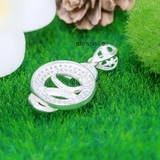Mặt Dây Chuyền Bạc Nữ S950 Chữ S Kiểu Sáng Tạo Móc Treo Chạm Khắc M2409240038