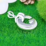 Mặt Dây Chuyền Bạc Nữ Chữ G Đính Đá Lấp Lánh M2412170030