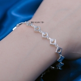 Lắc Tay Bạc Nữ Vầng Trăng Khuyết L2410070036