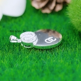 Mặt Dây Chuyền Bạc Nữ S925 Tròn Trơn Sáng Đẹp M2409230085