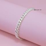 Lắc Tay Bạc Trẻ Em Dây Đơn Truyền Thống
