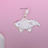 Mặt Dây Chuyền Bạc Trẻ Em Hình Con Cá Chép  M2409270015